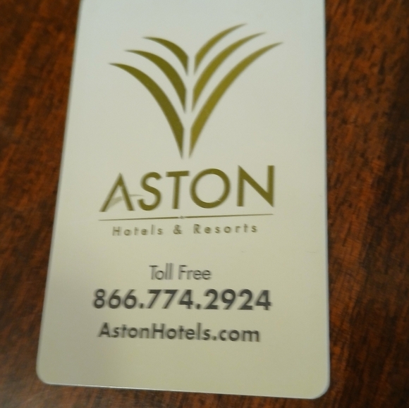 ASTON Hotels & Aston Key Card Hotel Room Key Hawaii Souvenir - Picture 5 of 5